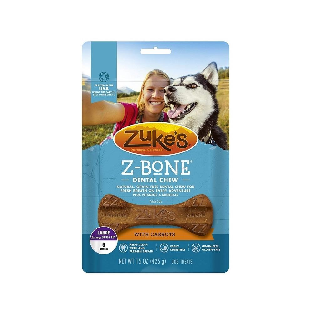 Zuke's - Z-Bone Carrot Grain Free Dog Dental Chews Large