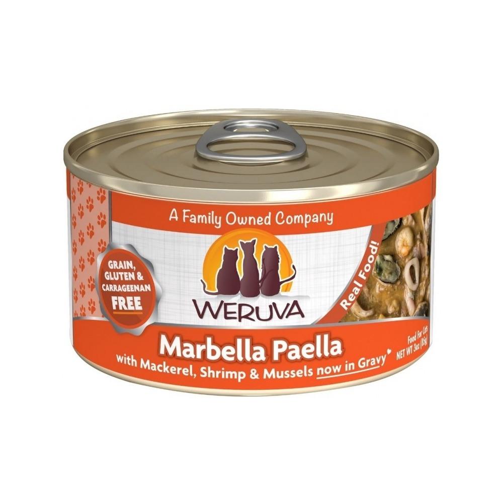 Weruva - Marbella Paella Mackerel, Shrimp & Mussels in Gravy Cat Can 3 oz