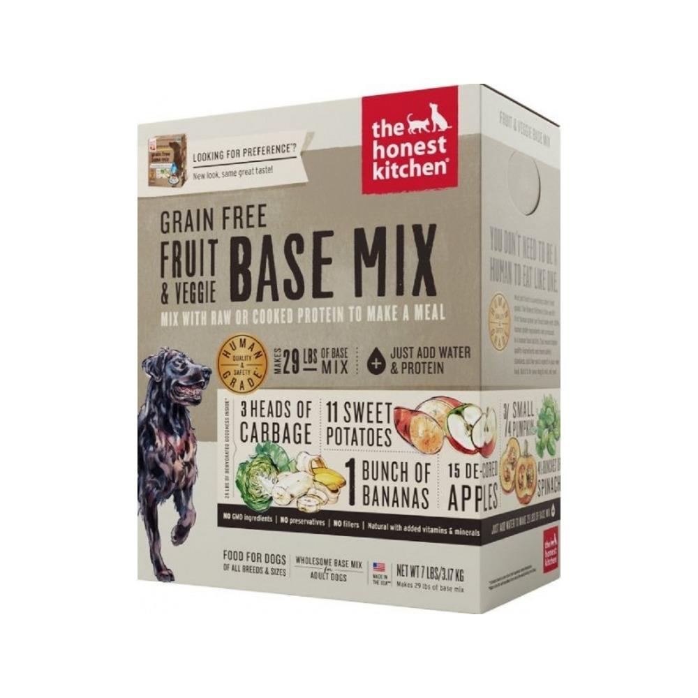 Honest Kitchen - Adult Grain Free Fruit & Veggie Base Mix Dehydrated Dog Food 3 lb