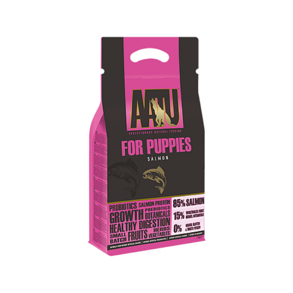 AATU - Salmon Dog Dry Food for Puppies 1.5 kg