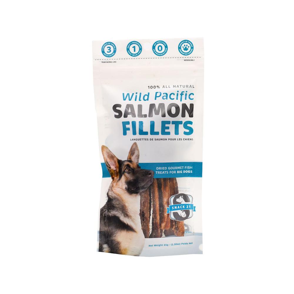 Snack 21 - Salmon Fillets Dog Chews for Big Dogs 65 g