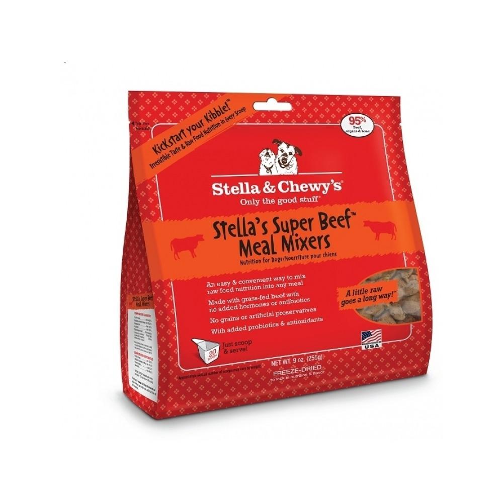 Stella & Chewy's - Grain Free Freeze Dried Grass Fed Beef Dog Meal Mixers 