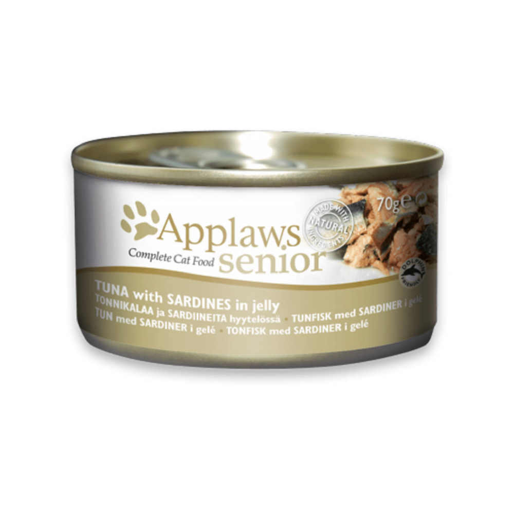 Applaws - Senior Complete Tuna with Sardines Jelly Cat Can 70 g