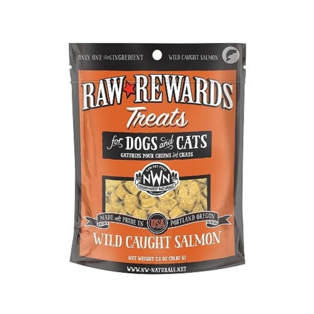 Northwest Naturals - Raw Rewards Freeze Dried Salmon Treats for Dogs & Cats 2.5 oz