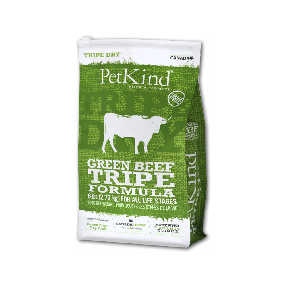 PetKind - All Life Stages Green Beef Tripe Dog Dry Food 6 lb