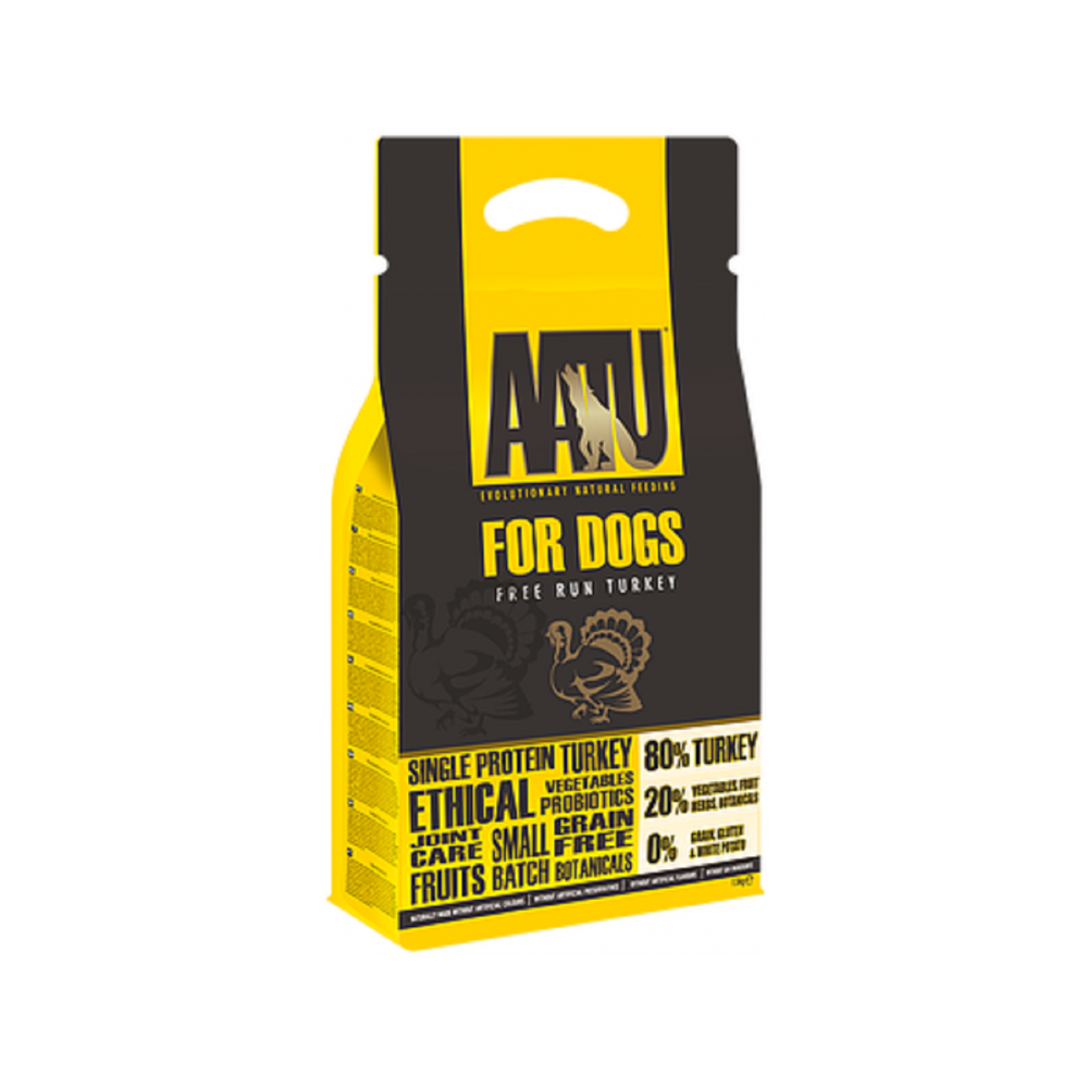AATU - Free Run Turkey Dog Dry Food 1.5 kg