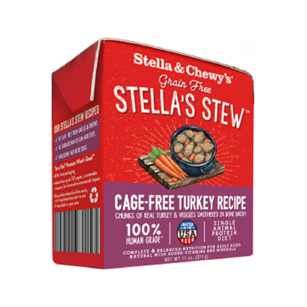 Stella & Chewy's Kibble - Grain Free Cage Free Turkey Stew Dog Food 11 oz